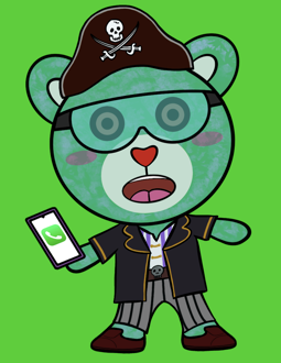 Best Polygon NFT Collection on Opensea - Jolly Teddy Party #3289
