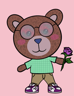 Best Polygon NFT Collection on Opensea - Jolly Teddy Party #3291