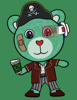 Best Polygon NFT Collection on Opensea - Jolly Teddy Party #3295