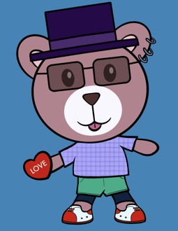 Best Polygon NFT Collection on Opensea - Jolly Teddy Party #3296