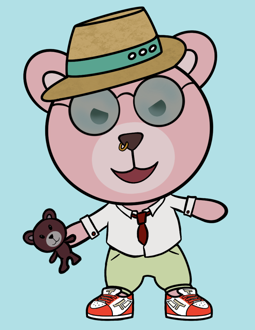 Best Polygon NFT Collection on Opensea - Jolly Teddy Party #3299