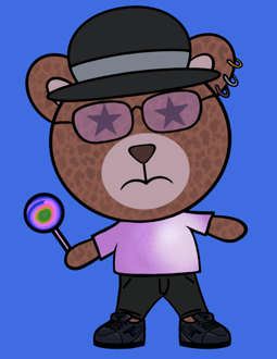 Best Polygon NFT Collection on Opensea - Jolly Teddy Party #3344