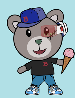 Best Polygon NFT Collection on Opensea - Jolly Teddy Party #3401