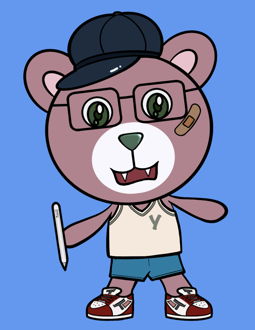 Best Polygon NFT Collection on Opensea - Jolly Teddy Party #3402