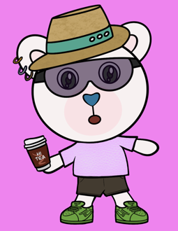 Best Polygon NFT Collection on Opensea - Jolly Teddy Party #3403