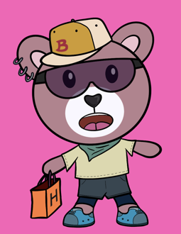 Best Polygon NFT Collection on Opensea - Jolly Teddy Party #3405