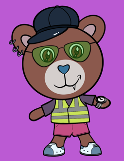 Best Polygon NFT Collection on Opensea - Jolly Teddy Party #3406