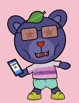 Best Polygon NFT Collection on Opensea - Jolly Teddy Party #3407