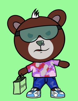 Best Polygon NFT Collection on Opensea - Jolly Teddy Party #3410