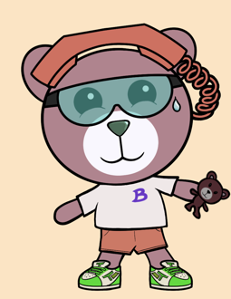 Best Polygon NFT Collection on Opensea - Jolly Teddy Party #3413