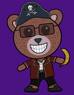 Best Polygon NFT Collection on Opensea - Jolly Teddy Party #3419