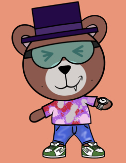 Best Polygon NFT Collection on Opensea - Jolly Teddy Party #3426