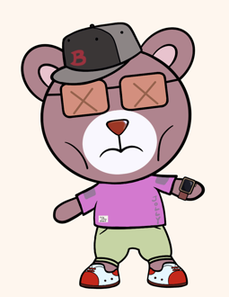 Best Polygon NFT Collection on Opensea - Jolly Teddy Party #3429
