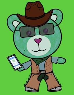 Best Polygon NFT Collection on Opensea - Jolly Teddy Party #3430