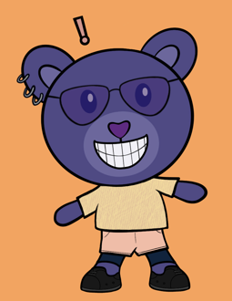 Best Polygon NFT Collection on Opensea - Jolly Teddy Party #3446
