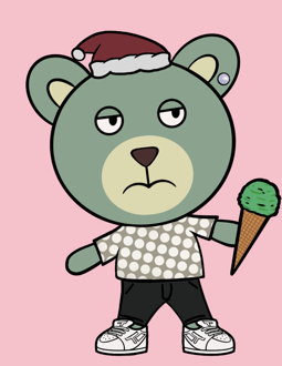 Best Polygon NFT Collection on Opensea - Jolly Teddy Party #3447