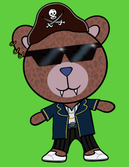 Best Polygon NFT Collection on Opensea - Jolly Teddy Party #3455