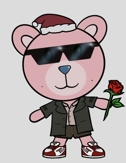 Best Polygon NFT Collection on Opensea - Jolly Teddy Party #3467