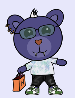 Best Polygon NFT Collection on Opensea - Jolly Teddy Party #3471