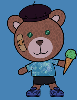Best Polygon NFT Collection on Opensea - Jolly Teddy Party #3472
