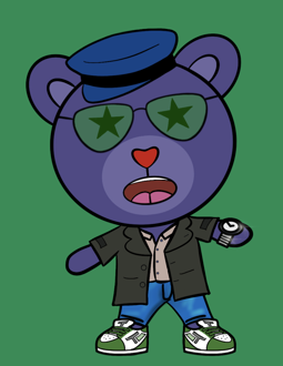 Best Polygon NFT Collection on Opensea - Jolly Teddy Party #3476