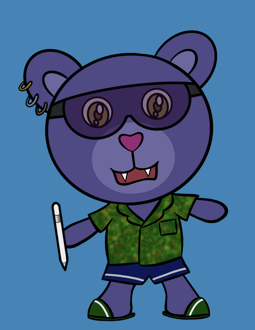 Best Polygon NFT Collection on Opensea - Jolly Teddy Party #3485