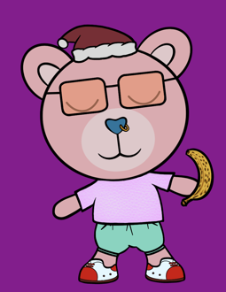 Best Polygon NFT Collection on Opensea - Jolly Teddy Party #3493