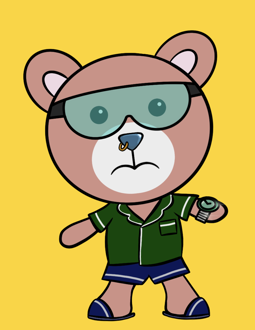 Best Polygon NFT Collection on Opensea - Jolly Teddy Party #3494