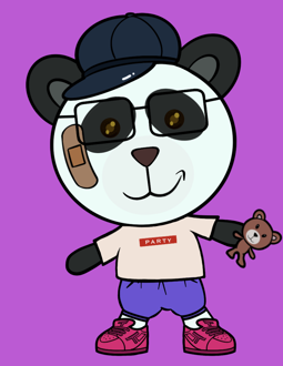 Best Polygon NFT Collection on Opensea - Jolly Teddy Party #3496