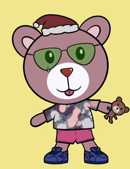 Best Polygon NFT Collection on Opensea - Jolly Teddy Party #3497