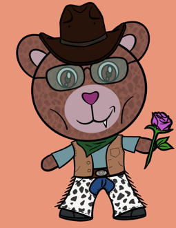 Best Polygon NFT Collection on Opensea - Jolly Teddy Party #3499