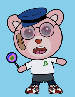 Best Polygon NFT Collection on Opensea - Jolly Teddy Party #3552