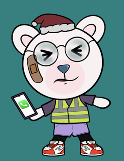 Best Polygon NFT Collection on Opensea - Jolly Teddy Party #3557