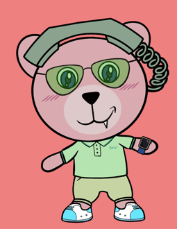 Best Polygon NFT Collection on Opensea - Jolly Teddy Party #3563