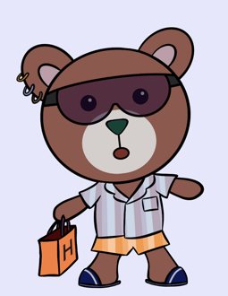 Best Polygon NFT Collection on Opensea - Jolly Teddy Party #3572