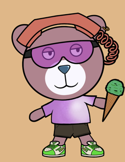 Best Polygon NFT Collection on Opensea - Jolly Teddy Party #3579