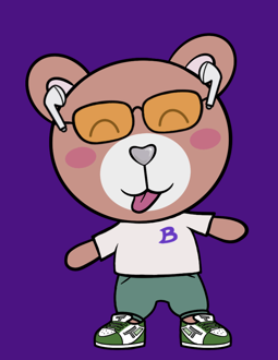 Best Polygon NFT Collection on Opensea - Jolly Teddy Party #3582