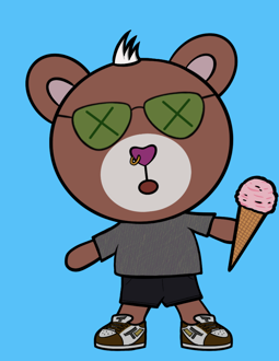 Best Polygon NFT Collection on Opensea - Jolly Teddy Party #3583
