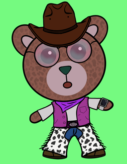 Best Polygon NFT Collection on Opensea - Jolly Teddy Party #3585