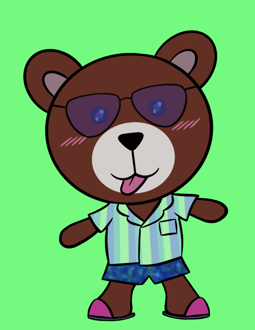 Best Polygon NFT Collection on Opensea - Jolly Teddy Party #3588