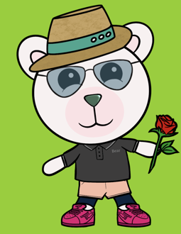 Best Polygon NFT Collection on Opensea - Jolly Teddy Party #3597