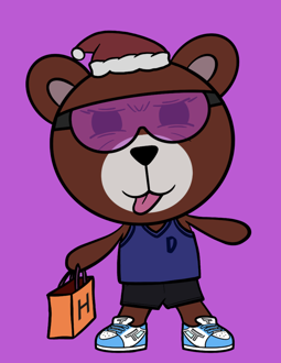 Best Polygon NFT Collection on Opensea - Jolly Teddy Party #3605