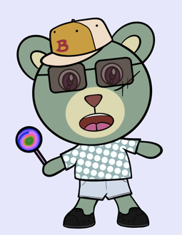 Best Polygon NFT Collection on Opensea - Jolly Teddy Party #3612