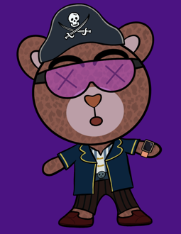 Best Polygon NFT Collection on Opensea - Jolly Teddy Party #3613
