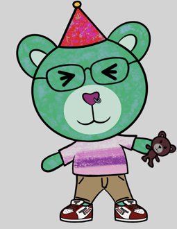 Best Polygon NFT Collection on Opensea - Jolly Teddy Party #3617