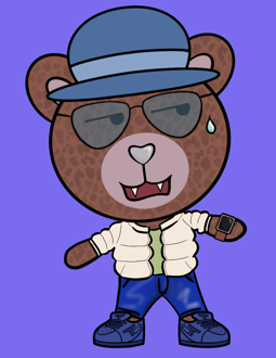 Best Polygon NFT Collection on Opensea - Jolly Teddy Party #3629