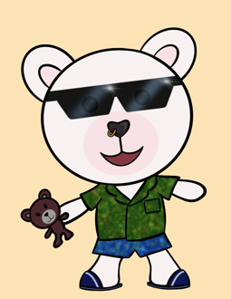 Best Polygon NFT Collection on Opensea - Jolly Teddy Party #3636