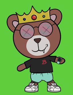 Best Polygon NFT Collection on Opensea - Jolly Teddy Party #3641