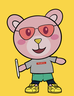 Best Polygon NFT Collection on Opensea - Jolly Teddy Party #3654