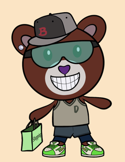 Best Polygon NFT Collection on Opensea - Jolly Teddy Party #3658